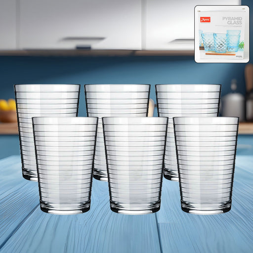 Plastic Ringo Glass with 300ml capacity showcasing crystal-clear clear body and wide base
