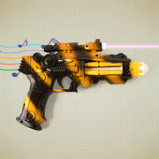 LED Laser Gun Toy with vibrant LED lights and futuristic design