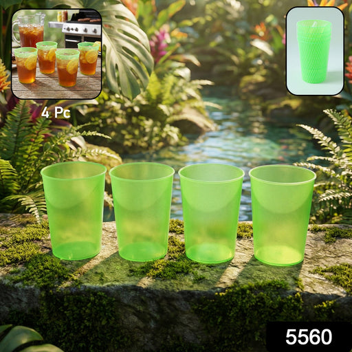 Stacked clear reusable plastic tumblers showcasing their elegant design.
