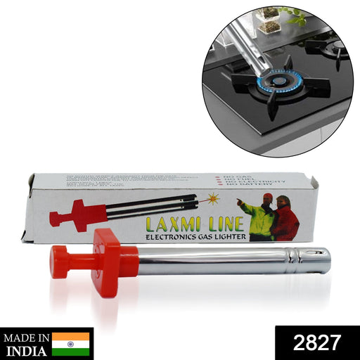 Durable gas lighter showcasing its robust mild steel construction.