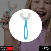 4773 Kids U Shaped Large Tooth Brush used in all kinds of household bathroom places for washing teeth of kids, toddlers and children’s easily and comfortably. 