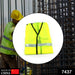 7437 Green Safety Jacket For Having protection against accidents usually in construction area's. 