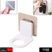 1158 Wall Mounted Self Sticky Hooks for Body Wash Shampoo Bottle Wall Storage Strong Adhesive Hook Power Plug Socket Hanger Holder Multi Color (1pc) 