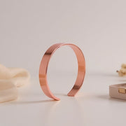 Elowen Grace cuff bracelet in rose gold plating