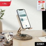 Foldable phone stand suitable for desks and offices