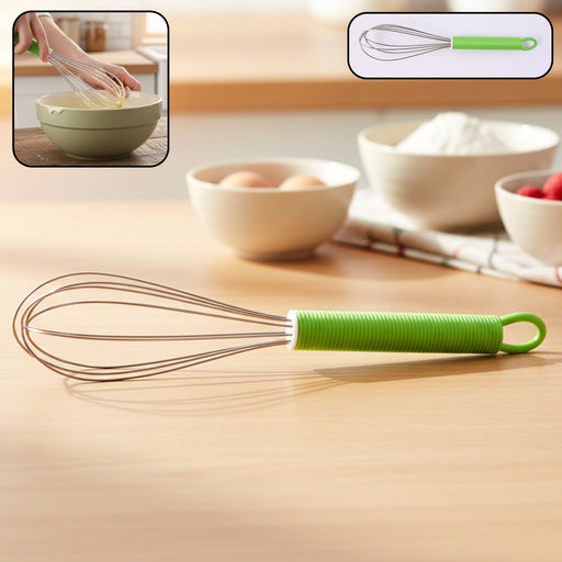 Multipurpose kitchen whisk with ergonomic handle for mixing