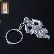 Decorative Mahakal Trishul metal keychain set perfect for gifting