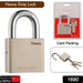 1690 Heavy Steel Premium Square Padlock 70mm With 4 Keys | Multipurpose Hardened Shackle Padlock for Door, Gate, Shutter and Home 