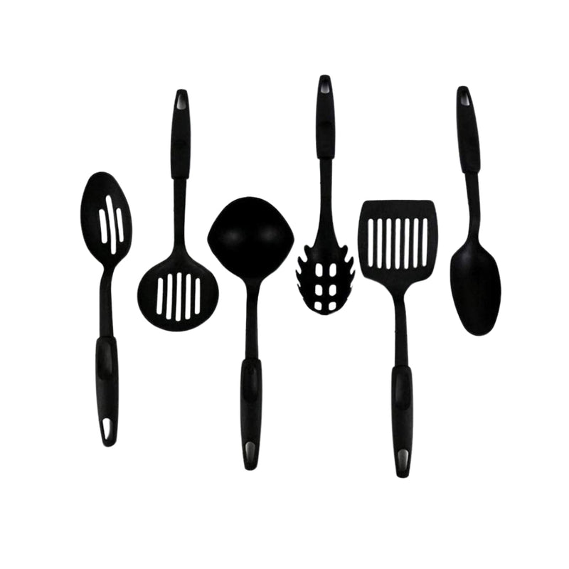 Lifestyle shot featuring the versatile non-stick cooking tools in use.