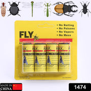 1474 Fly, Mosquito, Insects Catcher Adhesive Sticky Glue Strips 