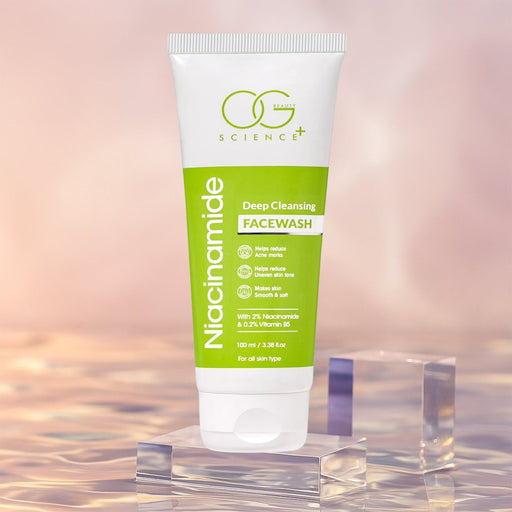 Og Beauty Niacinamide deep cleansing facewash 100ml bottle