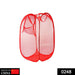 248 Laundry Hamper Mesh Fabric For Ventilation Foldable Storage Pop Up Clothes Basket 