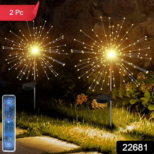 Waterproof outdoor sparkler lights for garden and pathway decor