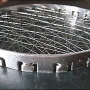 Front view of the Indo Glow stainless steel mini tandoor jalli, showcasing its design.
