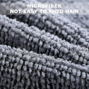 Thickened microfiber cloths folded neatly in storage box