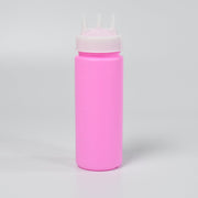 2767 Ketchup Bottles With 3 Nozzle For Sauce, Mayonnaise, Chocolate Syrup Using Bottle Reusable Plastic Bottle ( 360ml ) 