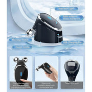Side view of the Microcurrent Face Massager, highlighting its comfortable grip.
