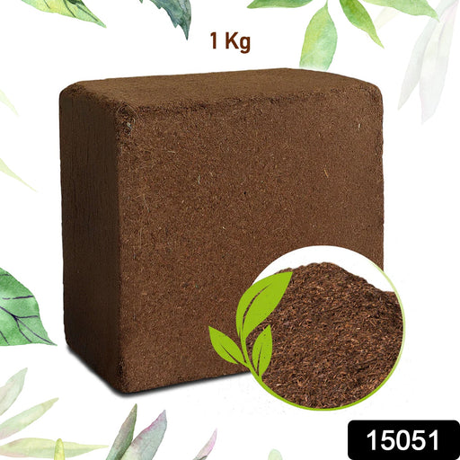 Compressed Organic Cocopeat Block from Styleva, ideal for potting mix.
