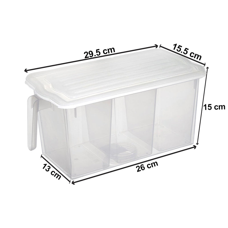 Close-up of the fresh-keeping box showing its secure airtight lid.