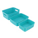 2270 Multipurpose Smart Shelf Basket  Storage Basket (Set 3 Pc) 