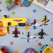 Foam glider planes included in the Air Battle Plane Launcher Toy set