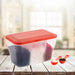 2625 Plastic Square Storage Organiser Container (750ML Capacity) 
