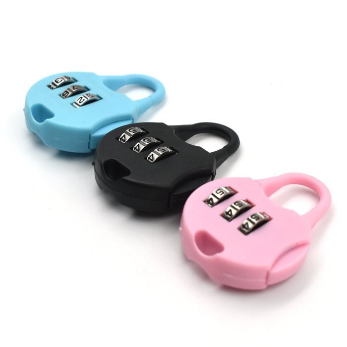 6108 3 Digit Zipper Lock and zipper tool used widely in all security purposes of zipper materials. 