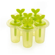 Flexible plastic mold for creating various frozen treats.
