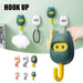 7468 Wall Hooks Home Decoration Hooks For All Types Wall Use Hook With Adhesive Sticker 