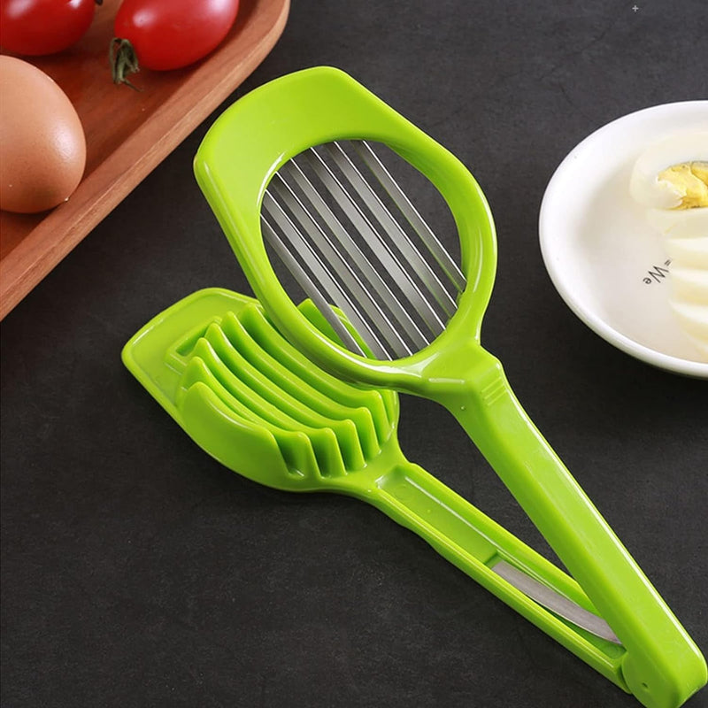 Multipurpose Slicer with Seven Blades, Egg Slicers Stainless Slicer, Strawberry, Tomato, Kiwi, Fruit Cutter, Divider Separator