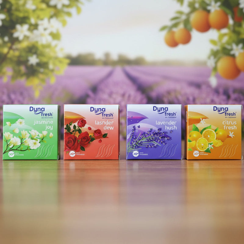 Freshener blocks in a home setting