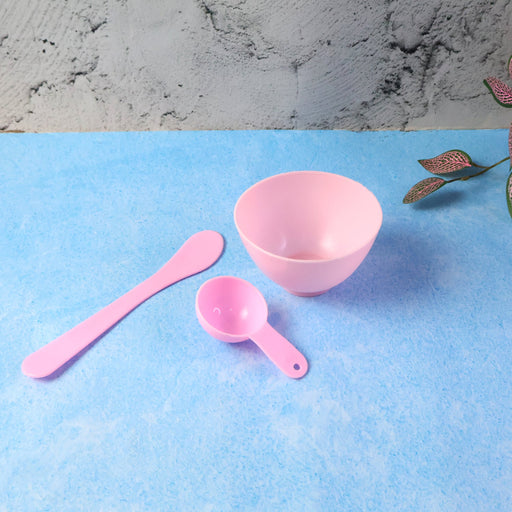 Facial mask mixing bowl set with spatula and measuring spoon for skincare