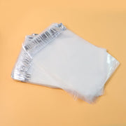 Courier polybag 8x11 inch showing self-adhesive flap for secure sealing