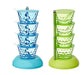 2141 4 in 1 Multipurpose 360 Degree Rotating Pickle Rack Container for Kitchen 