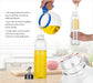 2288A  1LTR OIL DISPENSERWITH LID - CLEAR, DRIP FREE SPOUT, CONTROLLED USE 