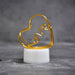 6554 Multicolor Flameless heart Design Candles for Decoration (Set of 12pc) 