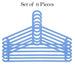 1390 Plastic Clothes Hanger (Set of 6 Pieces) 