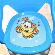 Compact plastic baby chair perfect for small rooms