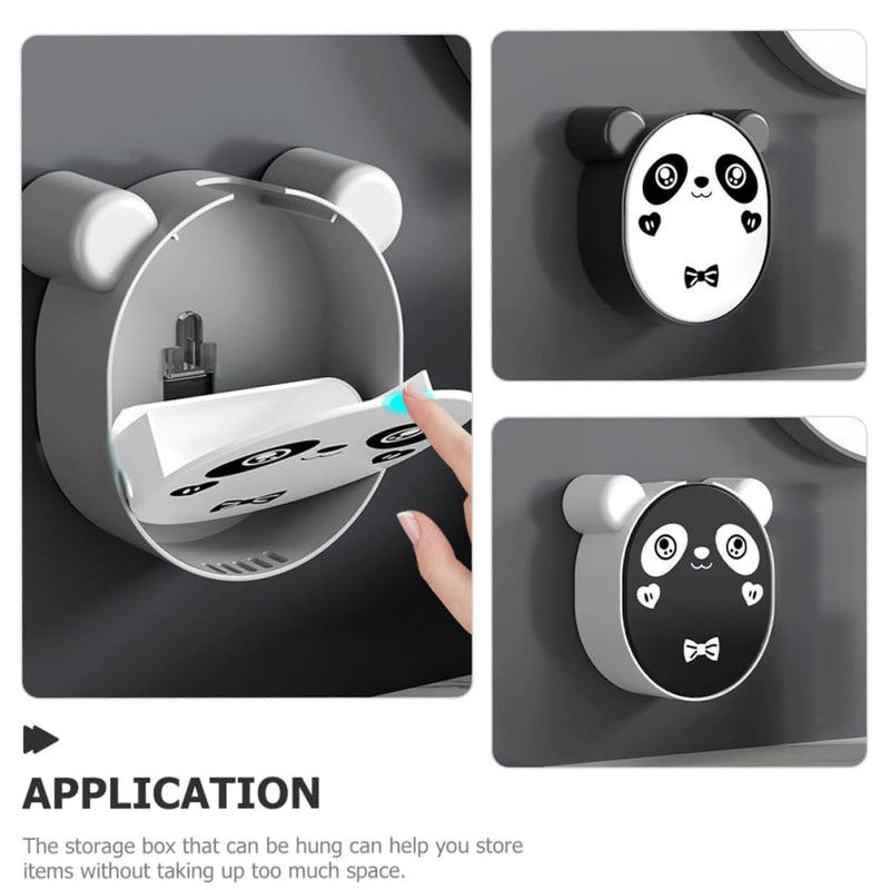 Compact Panda Soap Box organizing bathroom essentials
