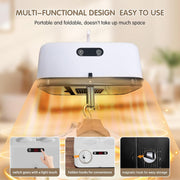 Electric clothes dryer with durable fabric bag design