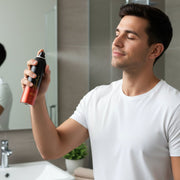 Signature burnt perfume deodorant spray bottle