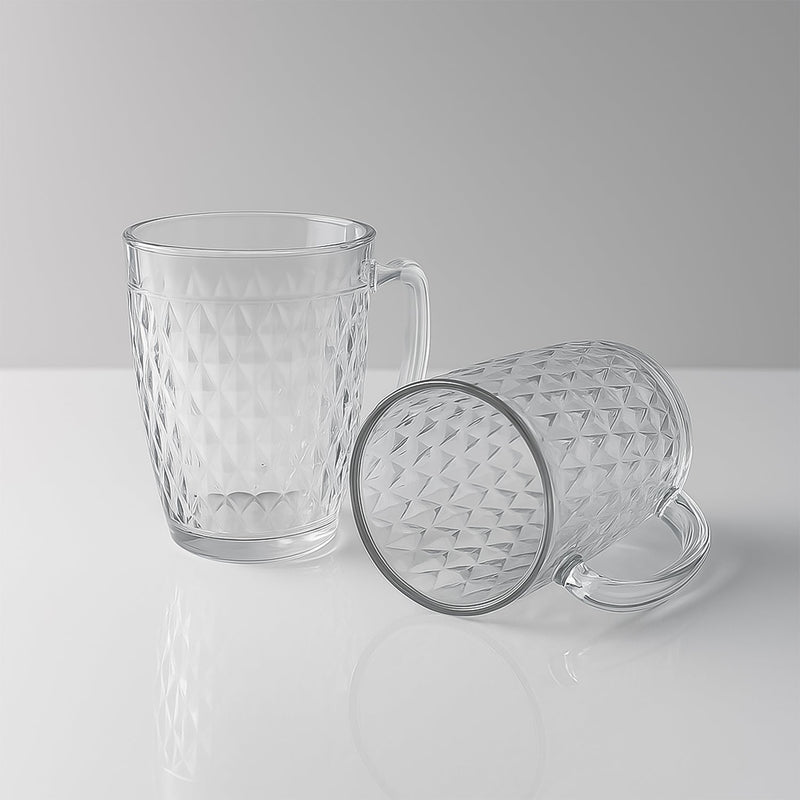 Detailed close-up of durable polycarbonate Mocktail Mug with spill-resistant rim