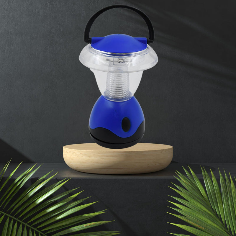 Side view of the durable Mini Camping Lantern with its integrated handle for easy carrying.