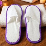 Guest slippers designed for hotel and spa hygienic use