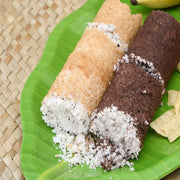 Ergonomic black handle and internal metal steamer plate for the Puttu Maker.
