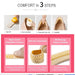 1283 Fabric Sticky Shoe Back Heel Insoles Protector Liner 
