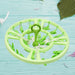 7287 PLASTIC ROUND CLOTH DRYING HANGING HANGER ( 15 CLIPS ) 