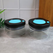 Clear airtight kitchen containers designed to keep food fresh longer