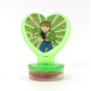 Six unique cartoon heart stamps, perfect for rewarding young achievers.
