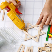 Hot glue sticks designed for arts, crafts, and household repairs